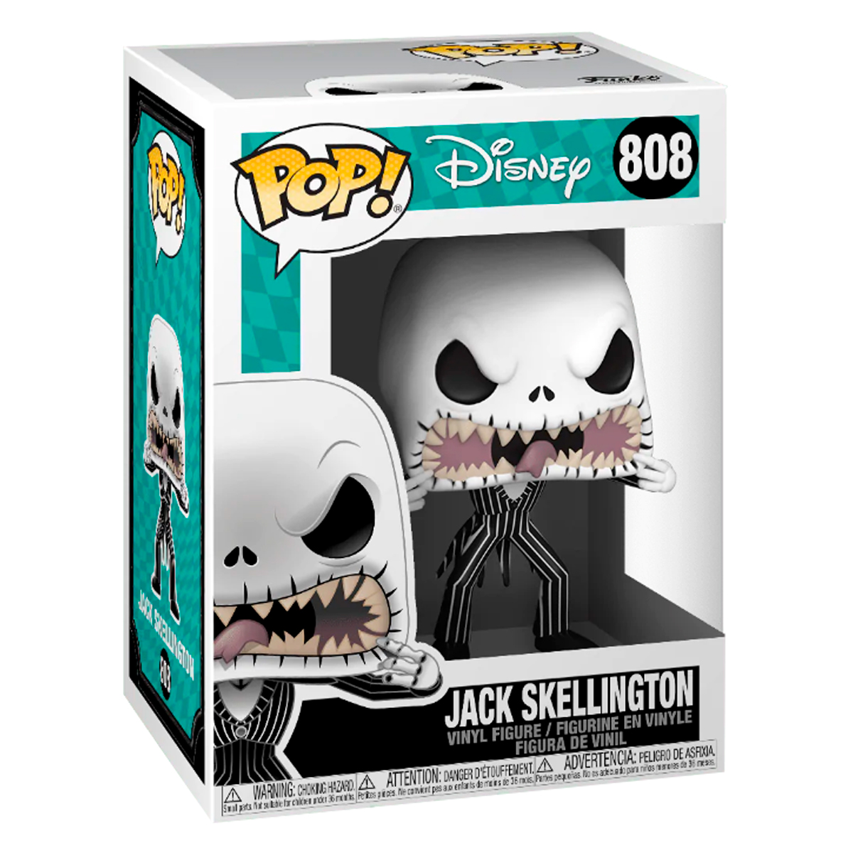 Foto 3 pulgar | Figura Funko Pop de Jack Skellington 808 El Extraño Mundo de Jack
