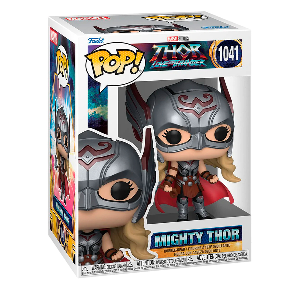 Foto 3 pulgar | Figura Funko Pop de Mighty Thor 1041 Thor Love And Thunder Marvel