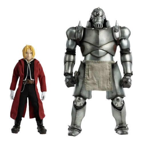 Foto 2 pulgar | Figura articulada Threezero Alphonse And Edward Elric Set 1 / 6 Fullmetal Alchemist