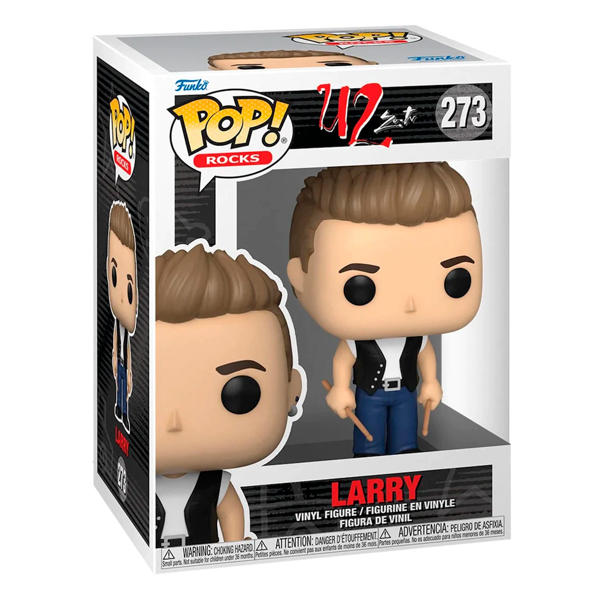 Foto 3 pulgar | Larry 273 U2 Zoo Tv Funko Pop Rocks