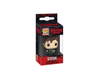 Foto 2 | Steve Cazador Llavero Stranger Things Netflix Funko Pop Keychain