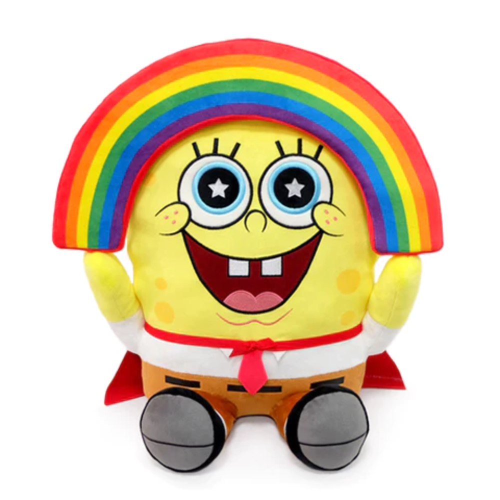 Peluche Kidrobot Bob Esponja Arcoiris Hugme