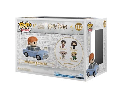 Foto 3 | Funko Pop Ron Weasley in Flying Car Harry Potter