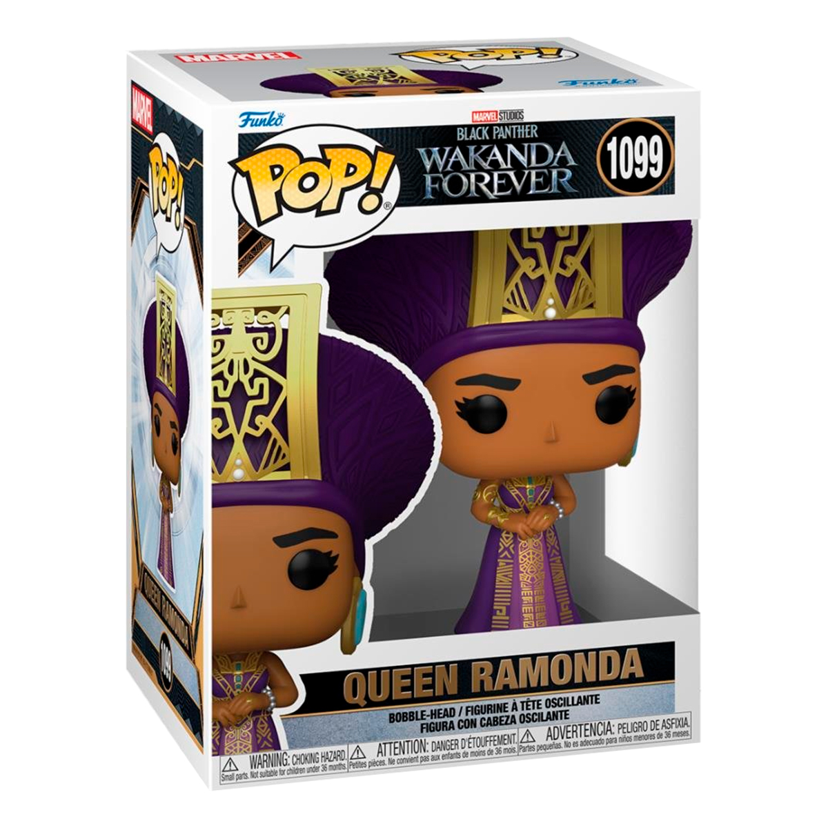 Foto 2 | Reina Ramonda 1099 Black Panther Wakanda Por Siempre Marvel Funko Pop
