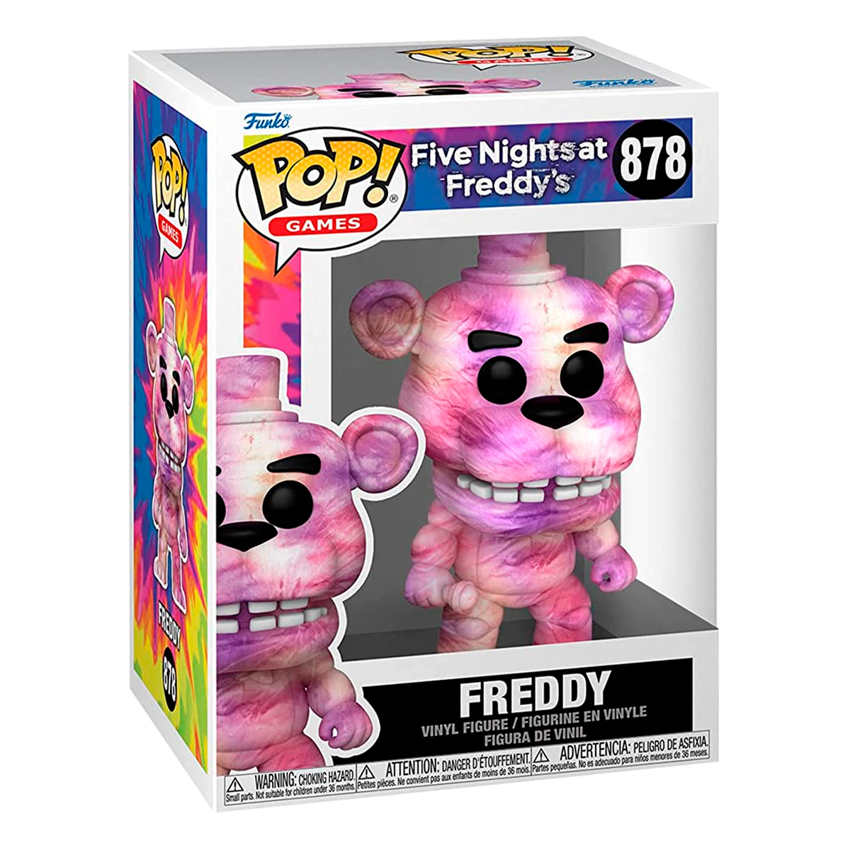 Foto 3 pulgar | Tie Dye Freddy 878 Five Nights At Freddys Videogame Funko Pop