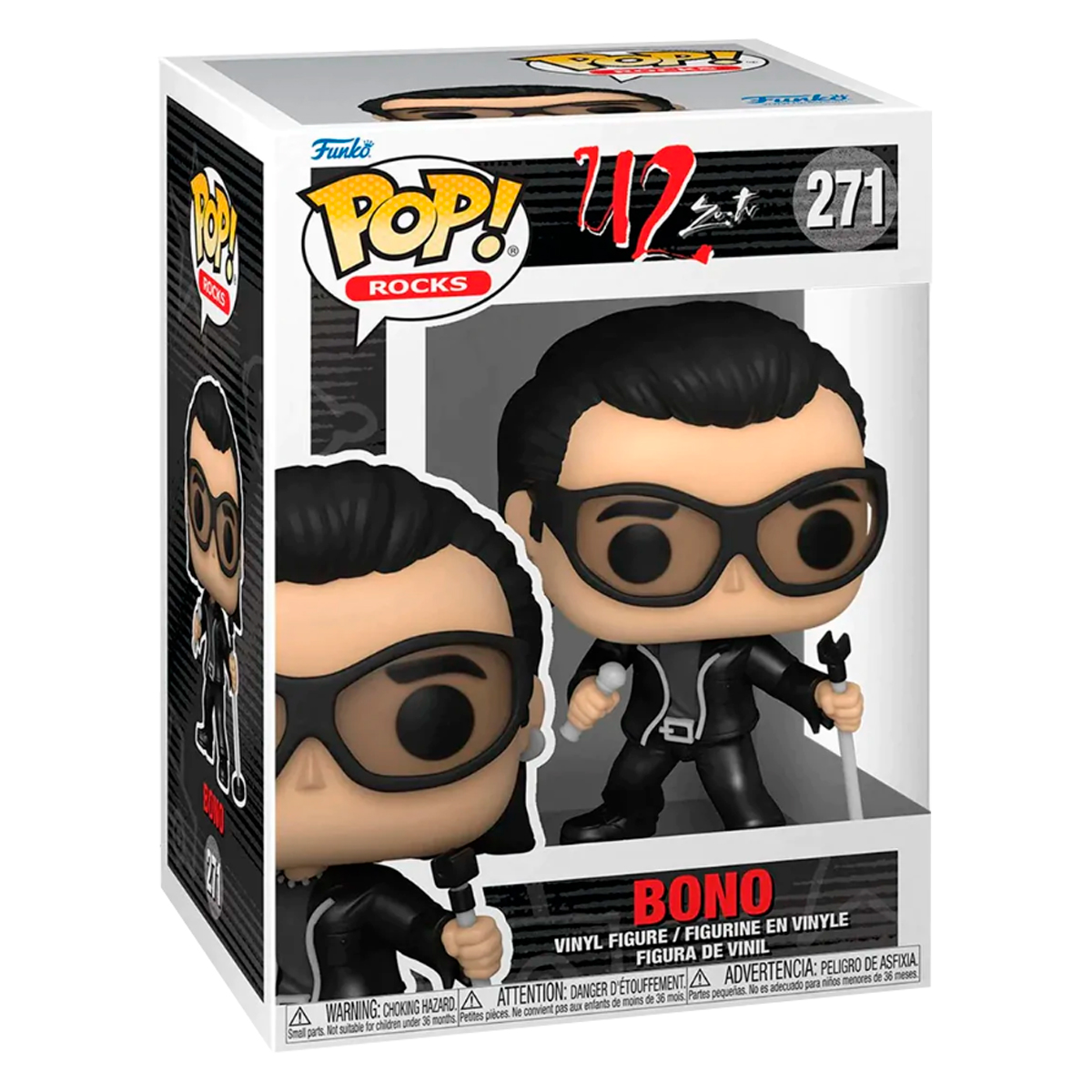 Foto 3 pulgar | Bono 271 U2 Zoo Tv Funko Pop Rocks