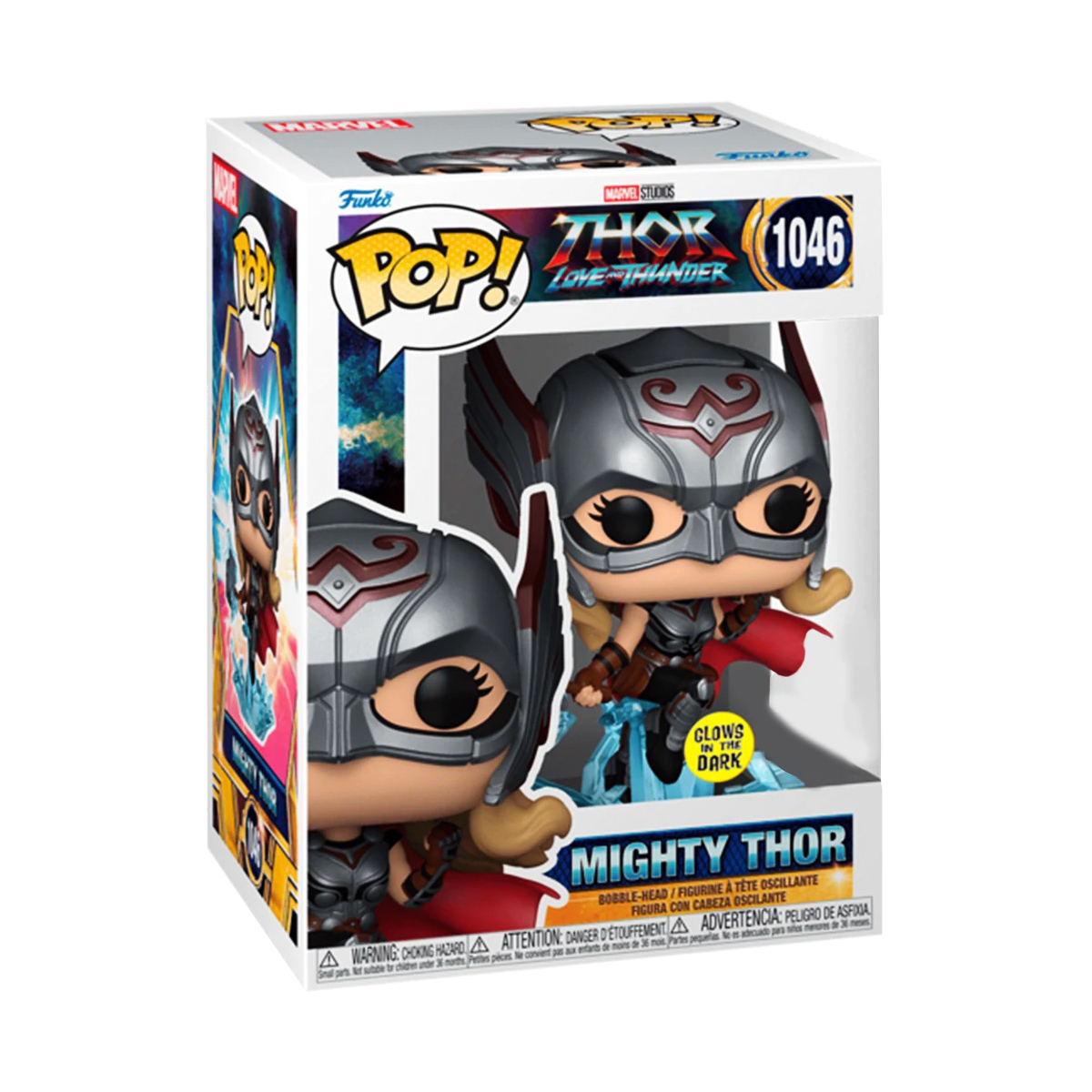 Foto 3 pulgar | Mighty Thor 1046 Glow Thor Love And Thunder Marvel Funko Pop