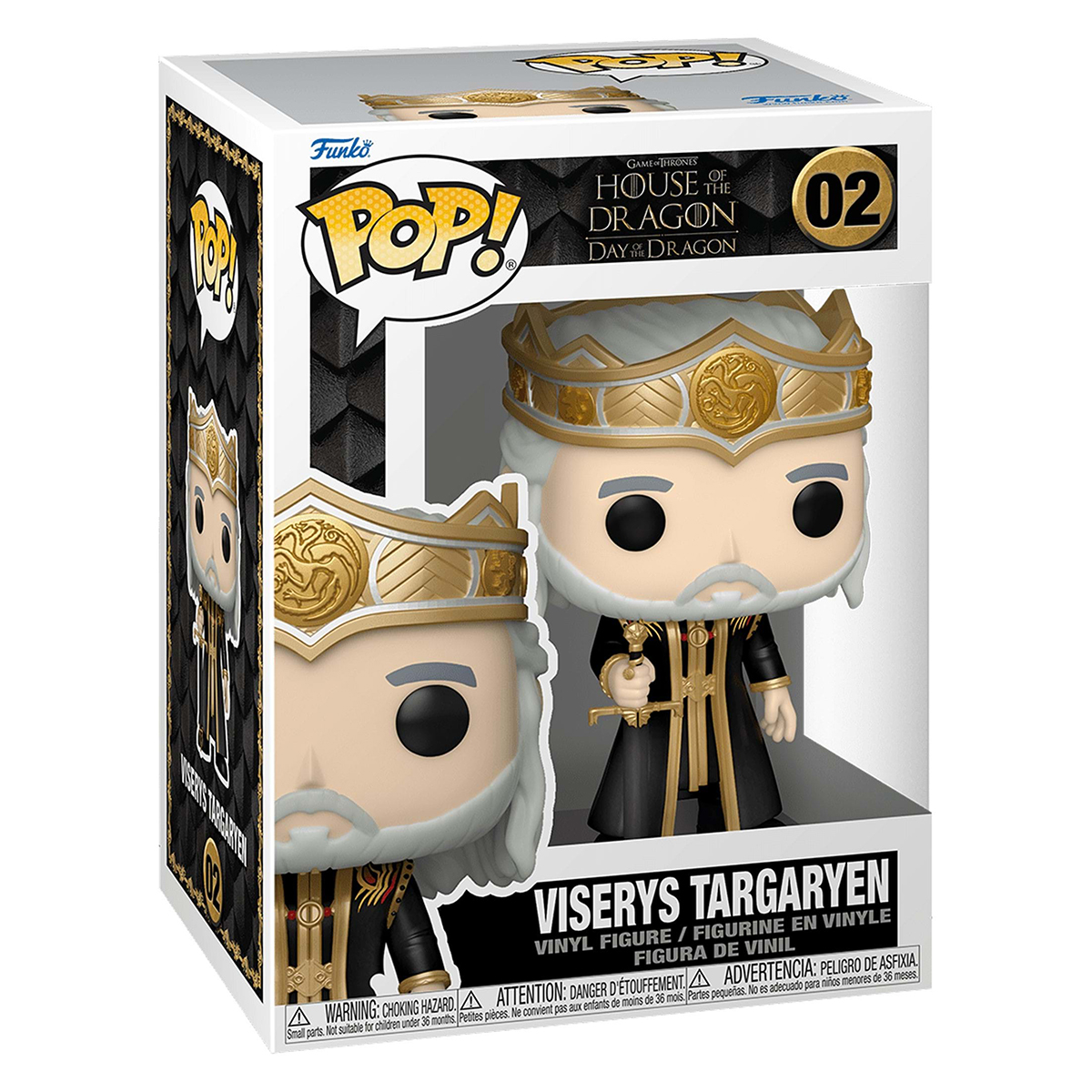 Foto 3 pulgar | Viserys Targaryen 02 House Of The Dragon Funko Pop