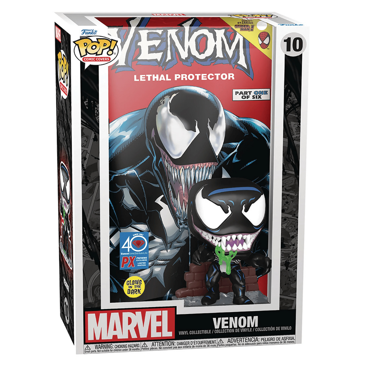Foto 2 | Venom 10 Glow Protector Letal Funko Pop Comic Cover