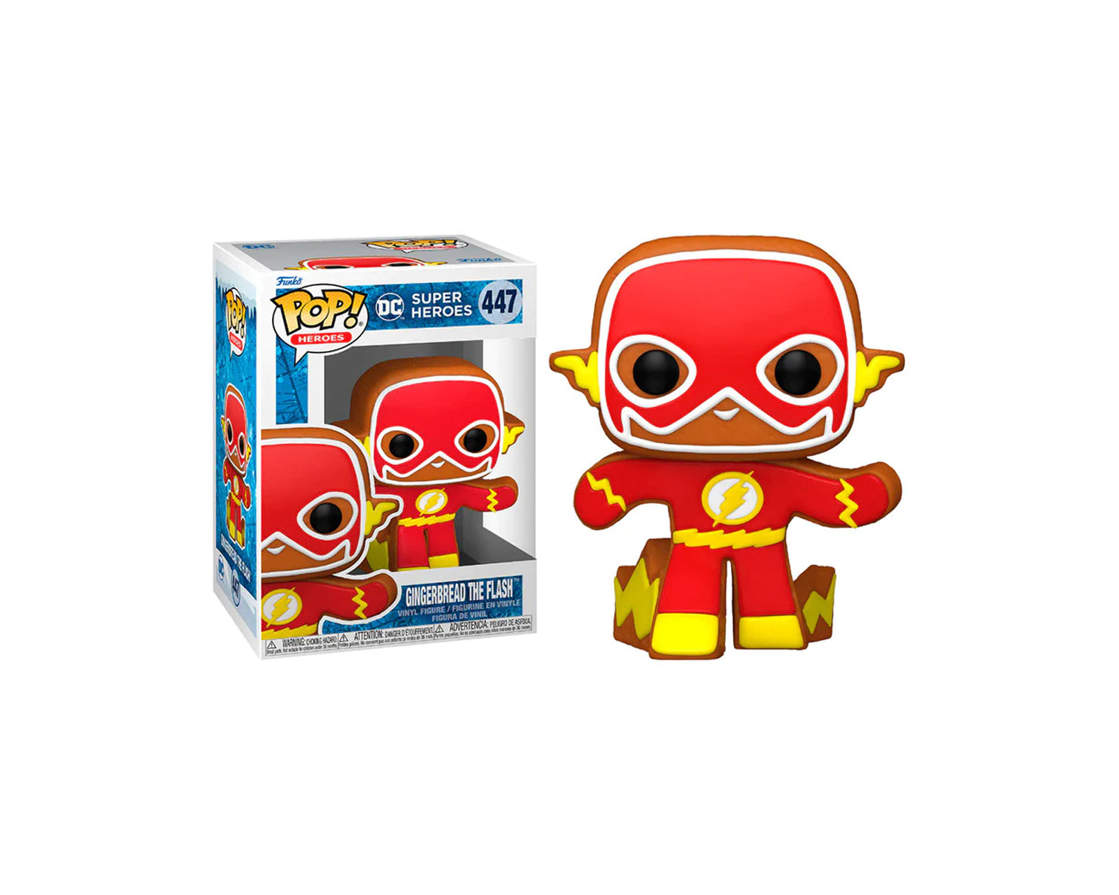 Figura Funko Pop DC Heroes: Gingerbread The Flash 447