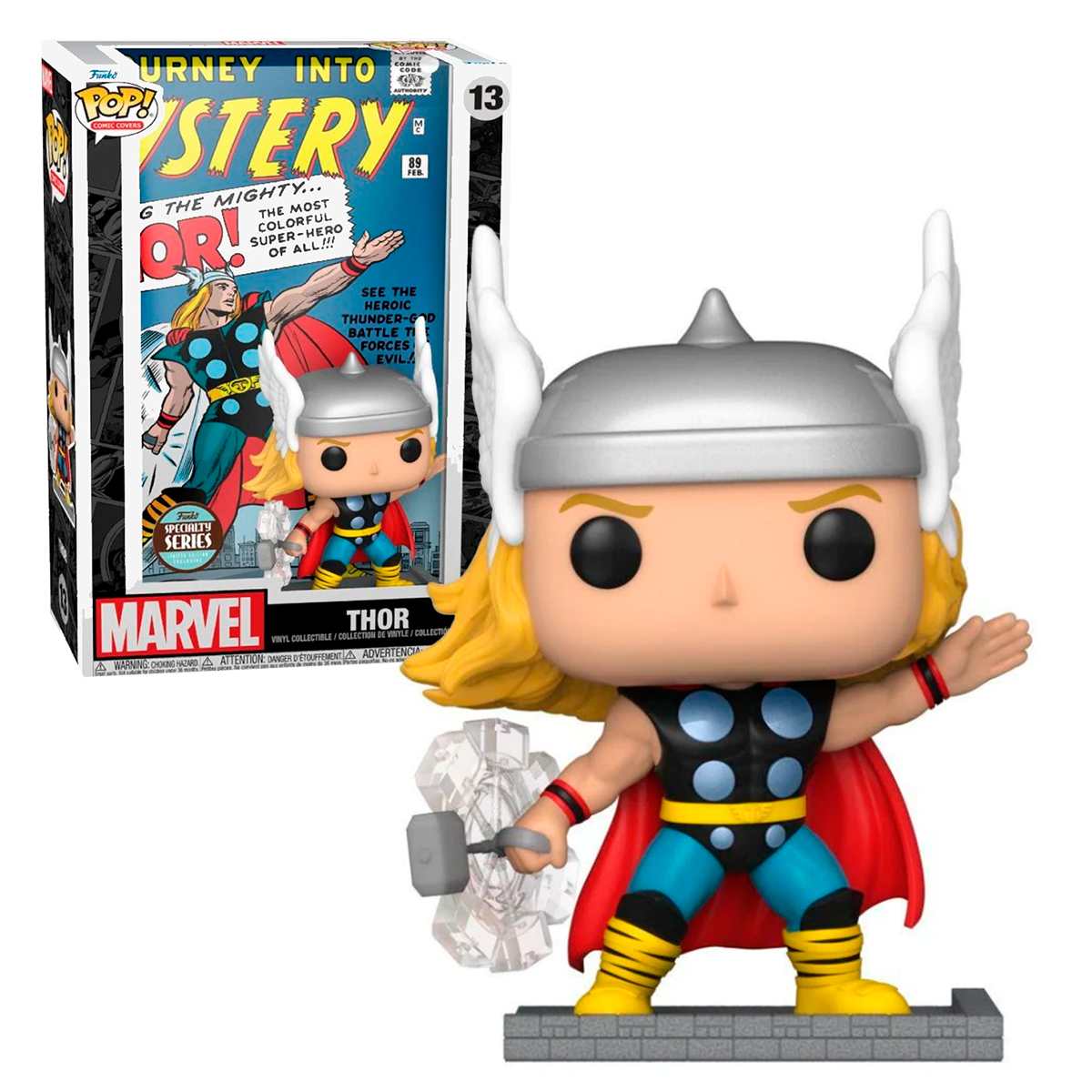 Foto 4 pulgar | Funko Pop Thor 13 Comic Cover Marvel