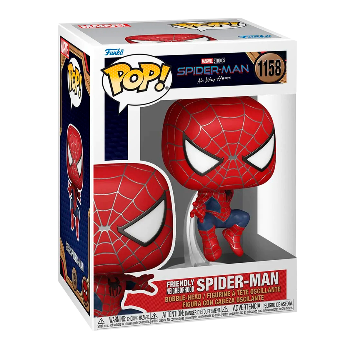 Foto 3 pulgar | Funko Pop Spider Man Tobey Maguire 1158 No Way Home Marvel