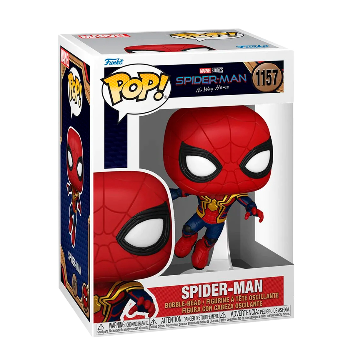 Foto 3 pulgar | Funko Pop Spider Man Tom Holland 1157 No Way Home Marvel