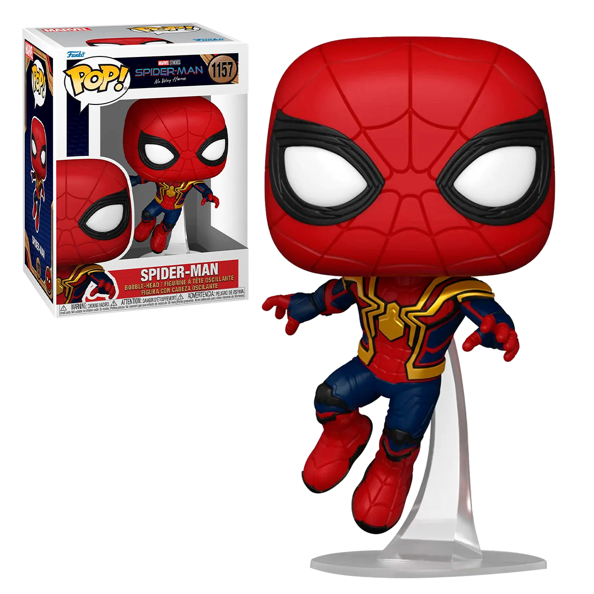 Foto 4 pulgar | Funko Pop Spider Man Tom Holland 1157 No Way Home Marvel
