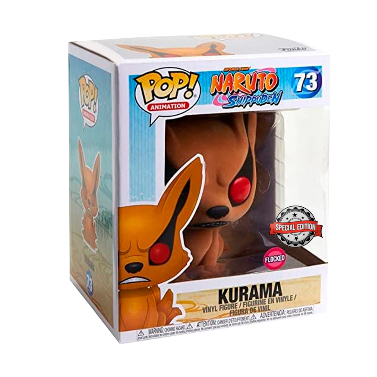 Foto 3 pulgar | Funko Naruto Shippuden Kurama 73 Flocked