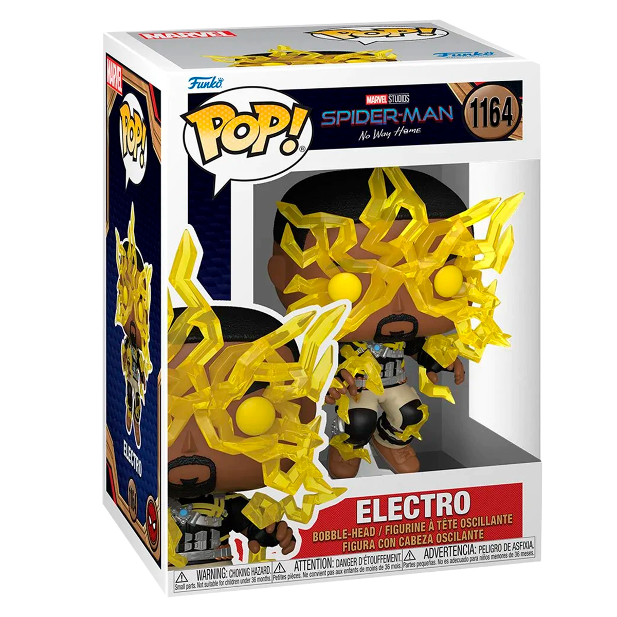 Foto 3 pulgar | Funko Pop Electro 1164 Spider Man No Way Home Marvel