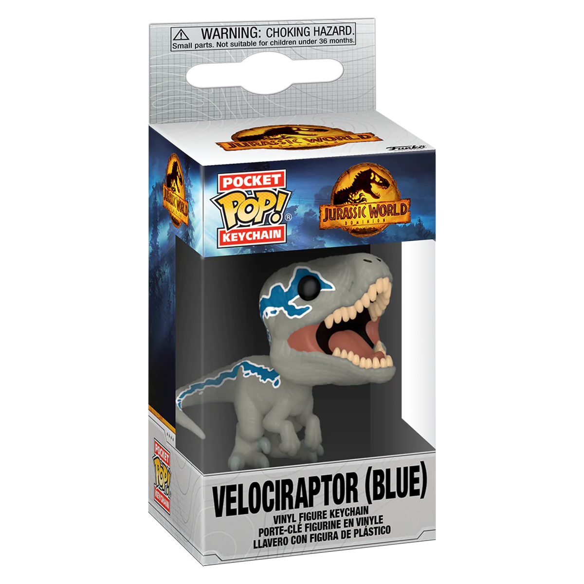 Foto 3 pulgar | Llavero Funko Jurassic World: Dominion Velociraptor Blue