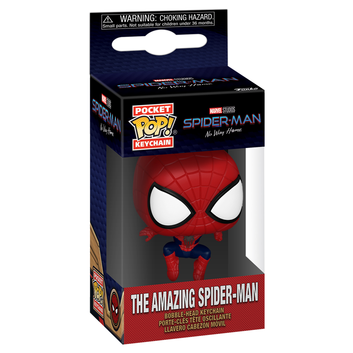 Foto 3 pulgar | Llavero Spider Man Funko Pop Keychain Andrew Garfield No Way Home Marvel