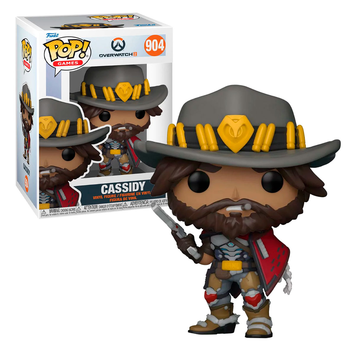 Foto 4 pulgar | Funko Pop Cassidy 904 Games Videojuego Overwatch