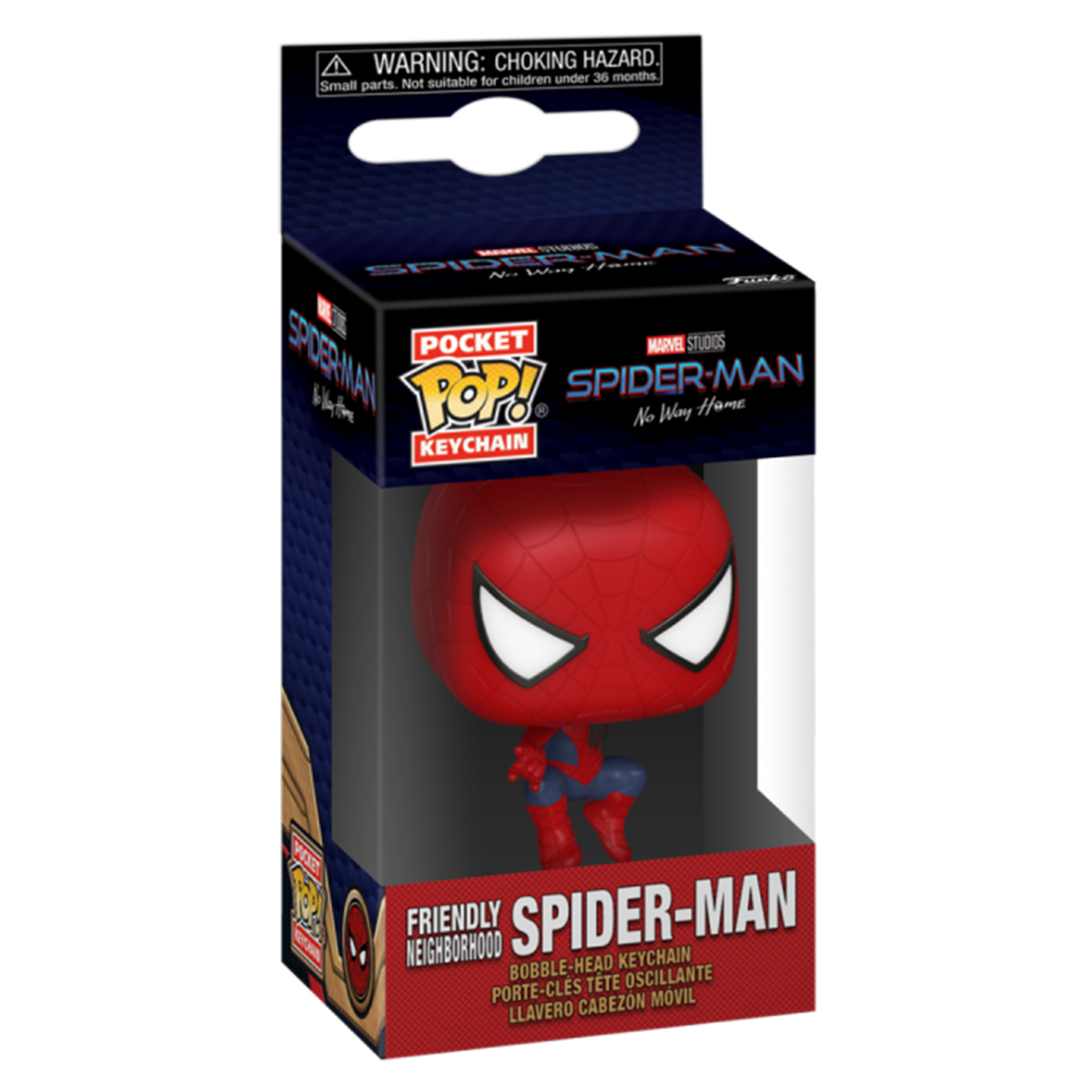 Foto 3 pulgar | Llavero Spider Man Funko Pop Keychain Tobey Maguire No Way Home Marvel