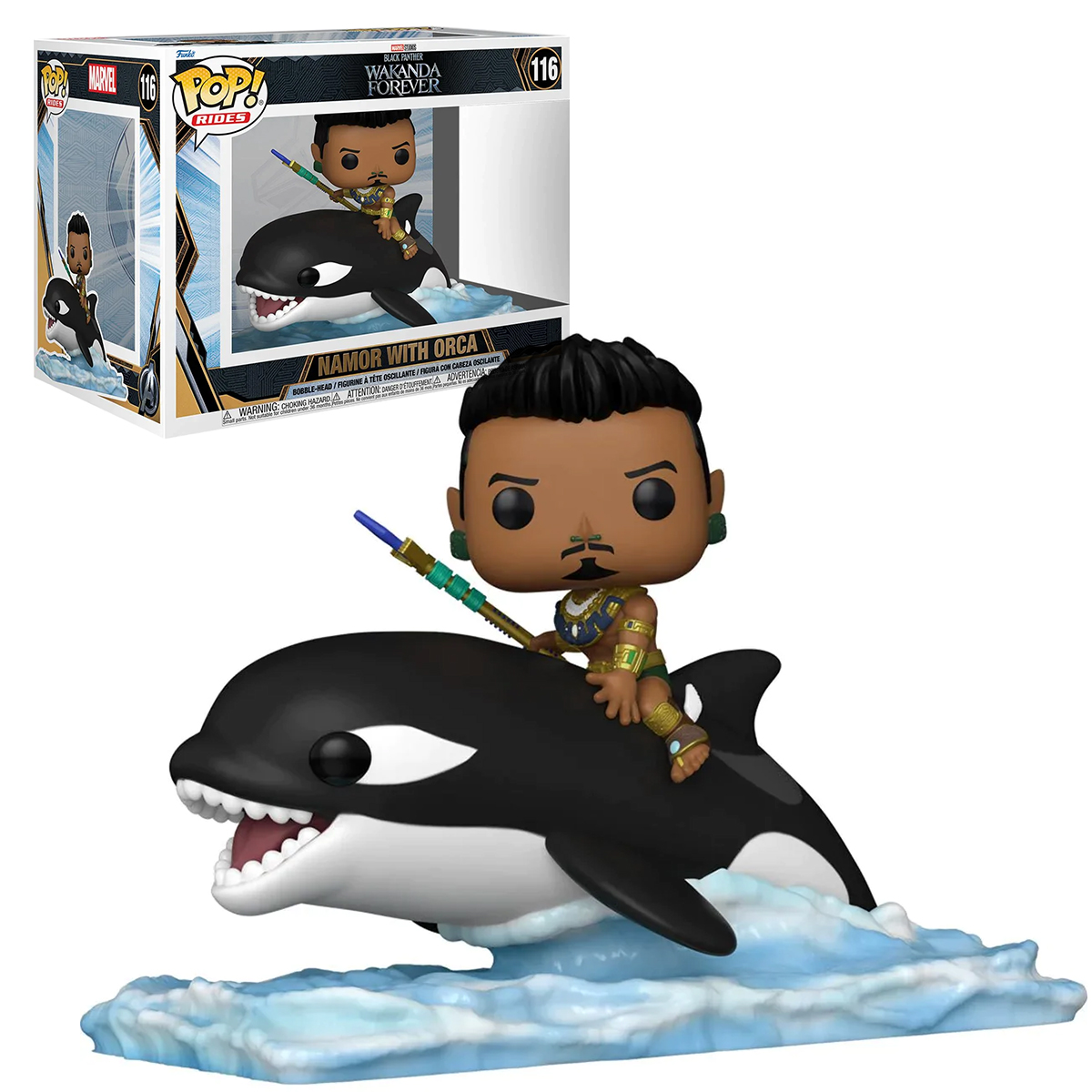 Foto 4 pulgar | Funko Pantera Negra: Wakanda por Siempre Namor con Orca