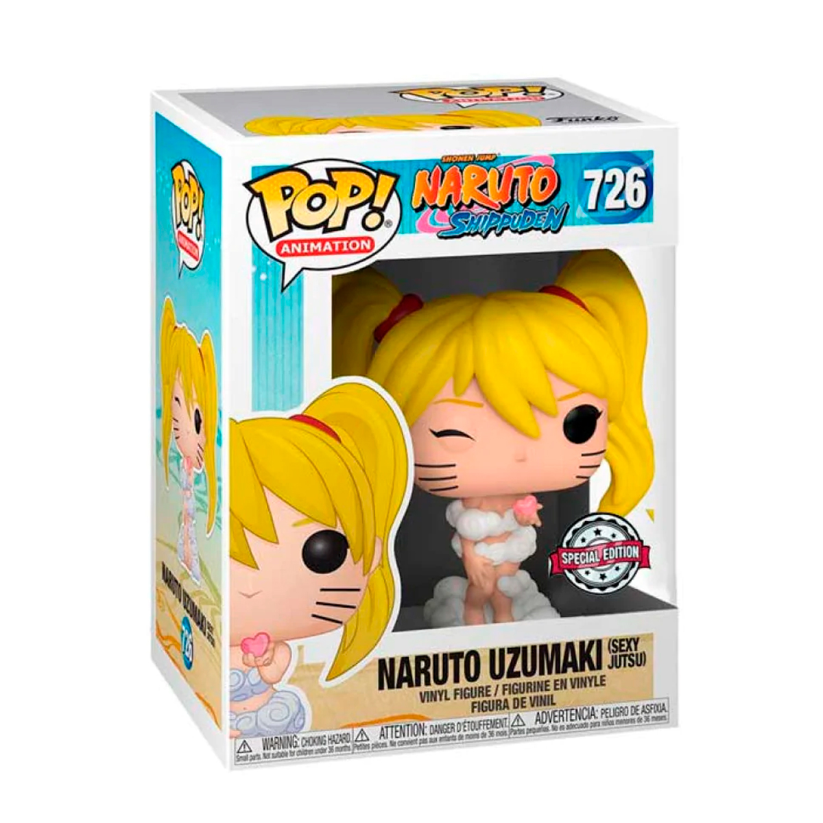 Foto 3 pulgar | Funko Naruto Shippuden Naruto Sexy Jutsu 726