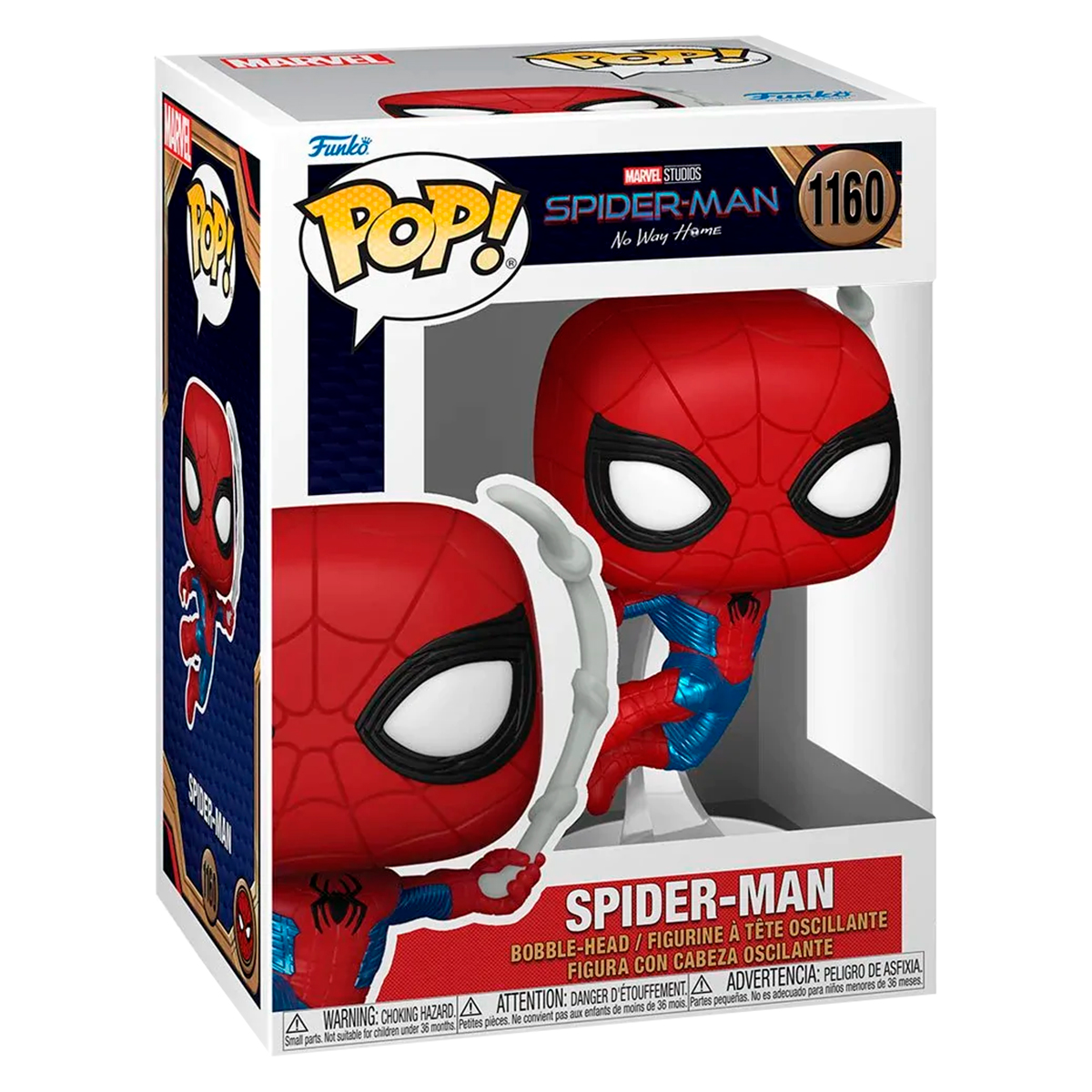 Foto 2 | Funko Pop Spider Man Tom Holland Traje Final 1160 No Way Home Marvel