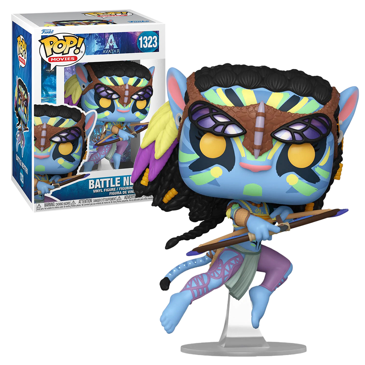 Foto 4 pulgar | Funko Pop Neytiri en Batalla 1323 Avatar El Camino del Agua