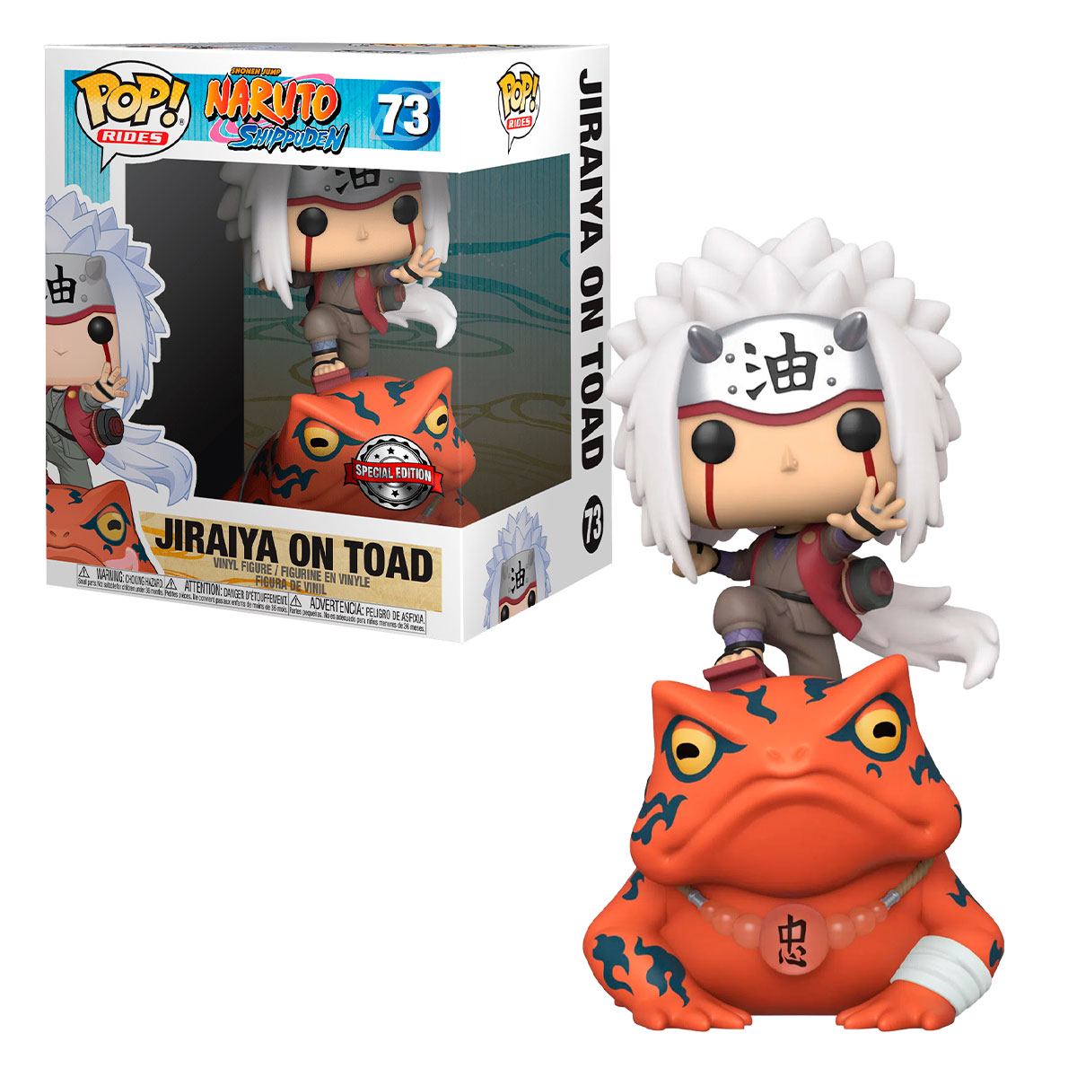 Foto 4 pulgar | Funko Pop Rides Jiraiya En Toad 73 Naruto Shippuden Anime