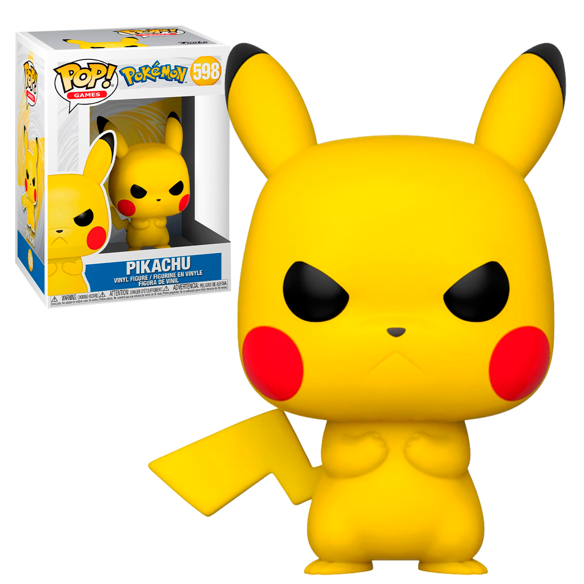 Foto 4 pulgar | Funko Pop Pikachu Pokémon 598