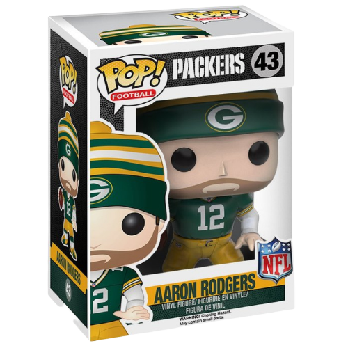 Foto 3 pulgar | Aaron Rodgers Funko Pop Football Packers 43