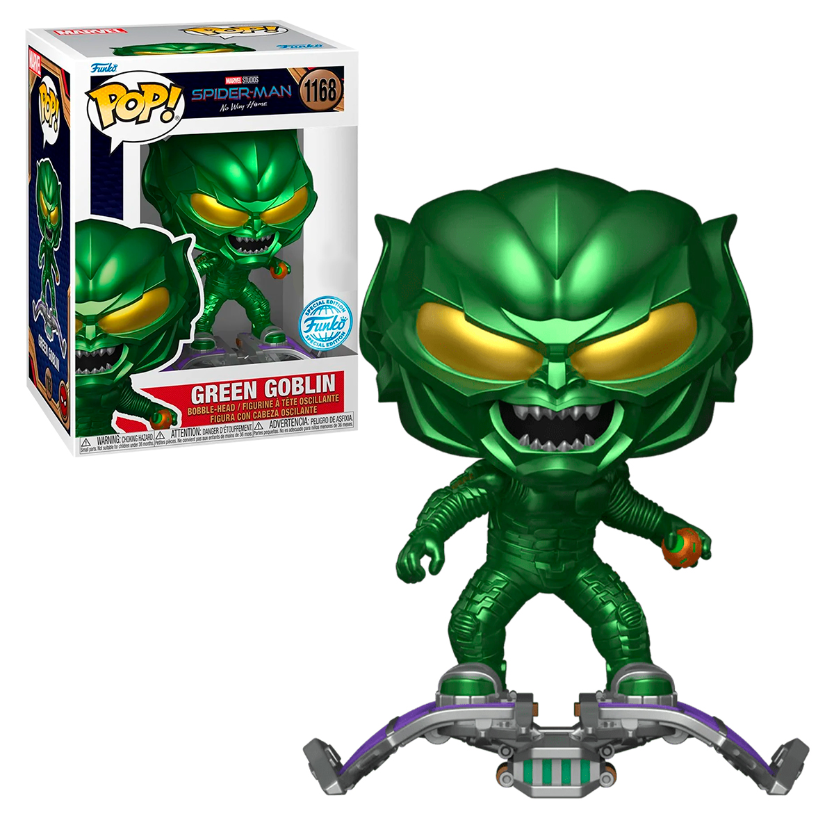 Foto 4 pulgar | Funko Pop Green Goblin Spider-Man No Way Home 1168