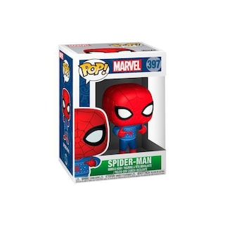 Foto 3 | Funko Pop! Marvel Holiday Spider-Man Suéter Feo 397