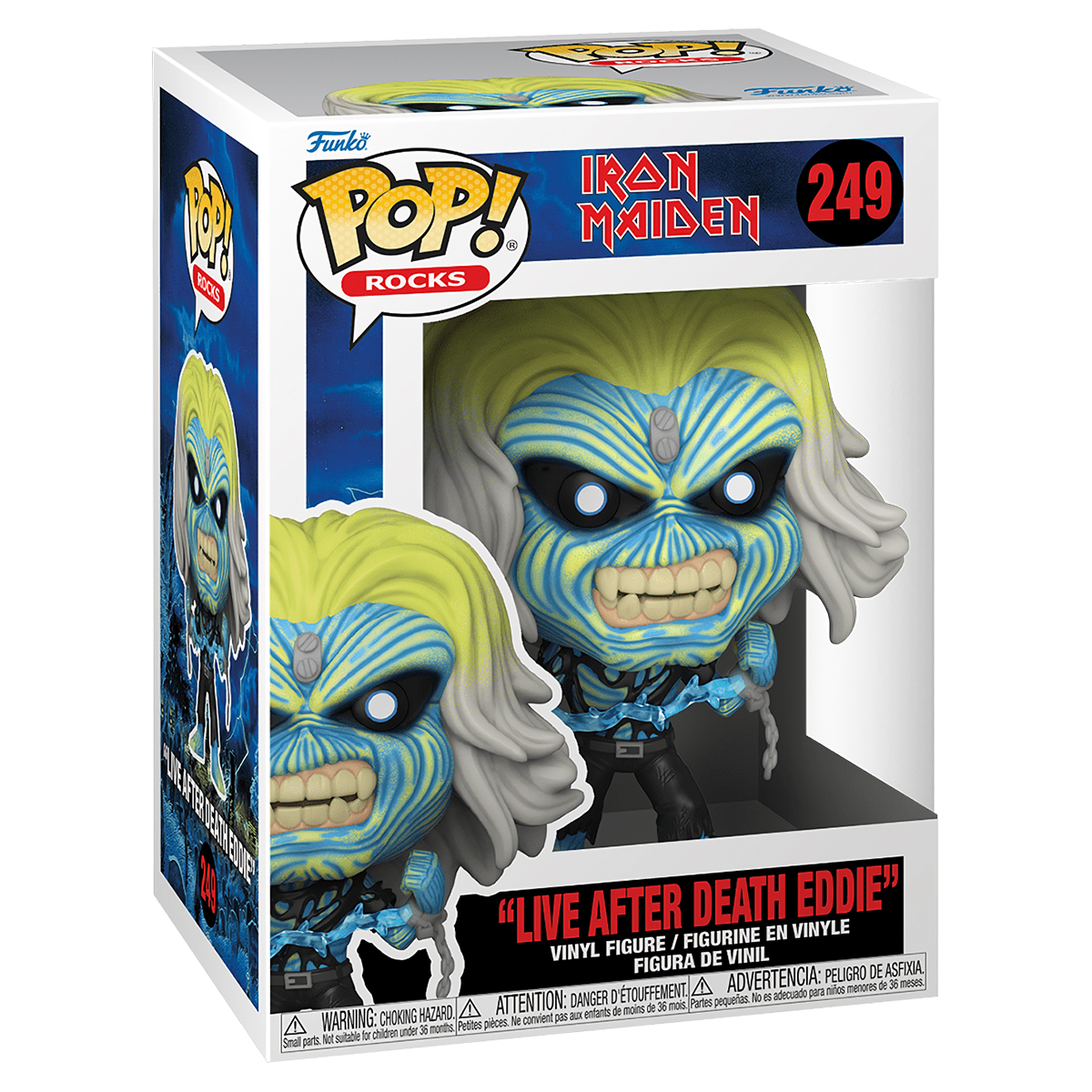 Foto 3 pulgar | Funko Pop Live After Death Eddie Iron Maiden