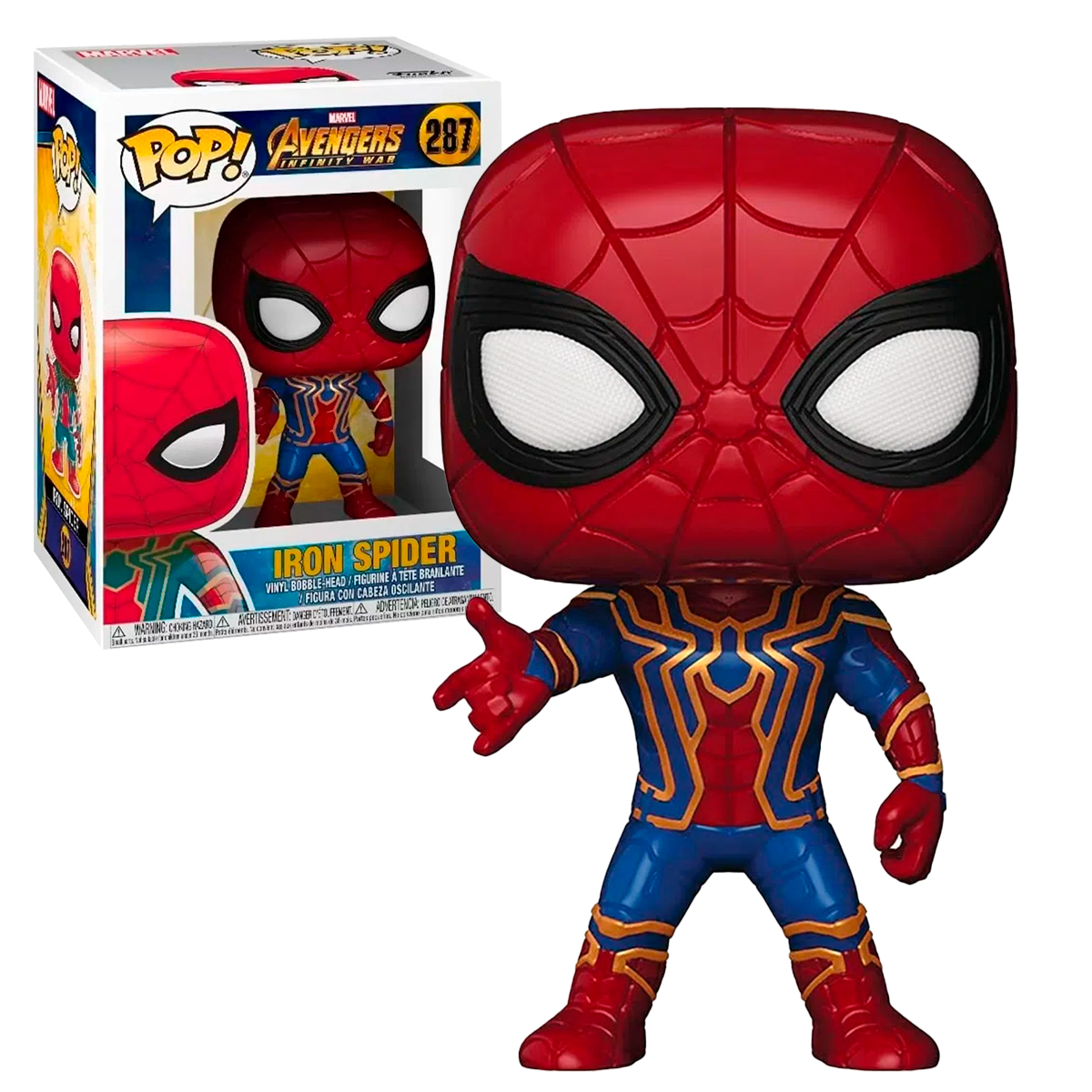 Foto 4 pulgar | Funko Pop Iron Spider Avengers Infinity War 287