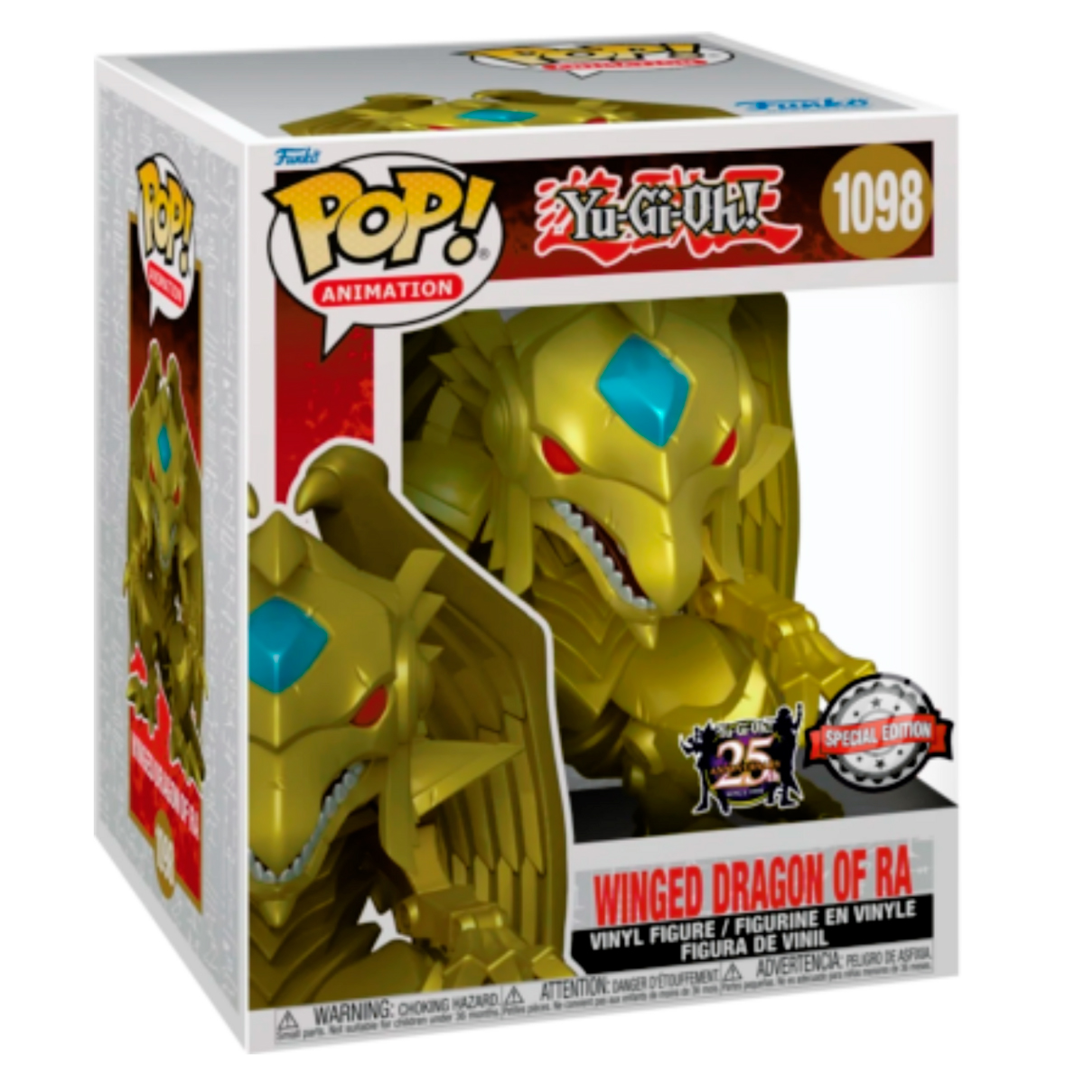 Foto 3 pulgar | Funko Pop Dragon Alado de RA 1098 Anime Yu Gi Oh! Exclusivo