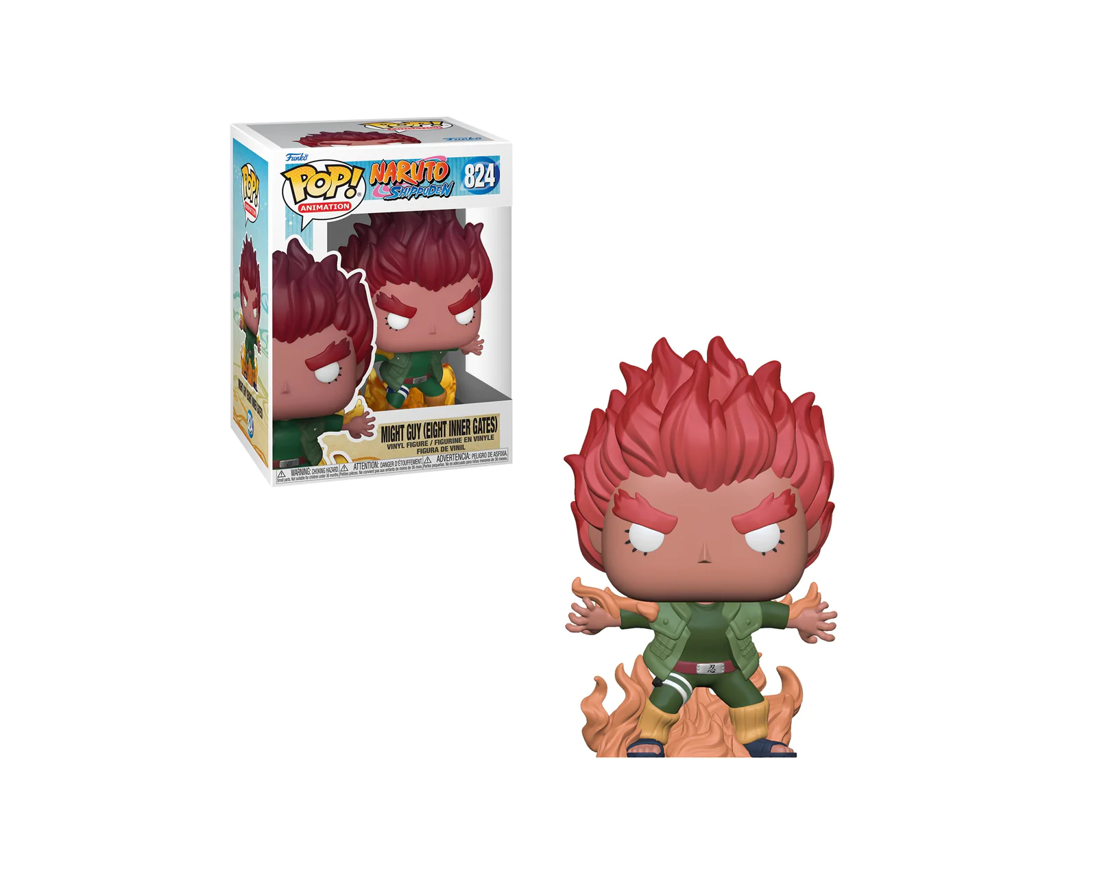 Foto 3 pulgar | Figura Funko Pop: Naruto Shippuden Might Guy 8 Puertas 824