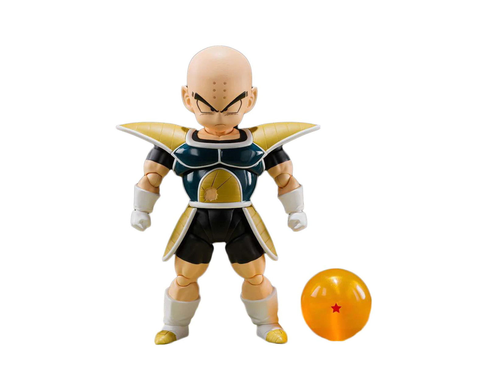 Foto 2 pulgar | Figura Bandai Dragon Ball Z Krillin  Traje Batalla S.h. Figuarts