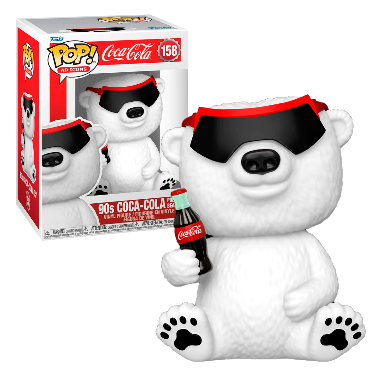 Foto 4 pulgar | Funko Oso Polar de Coca Cola de los 90s 158