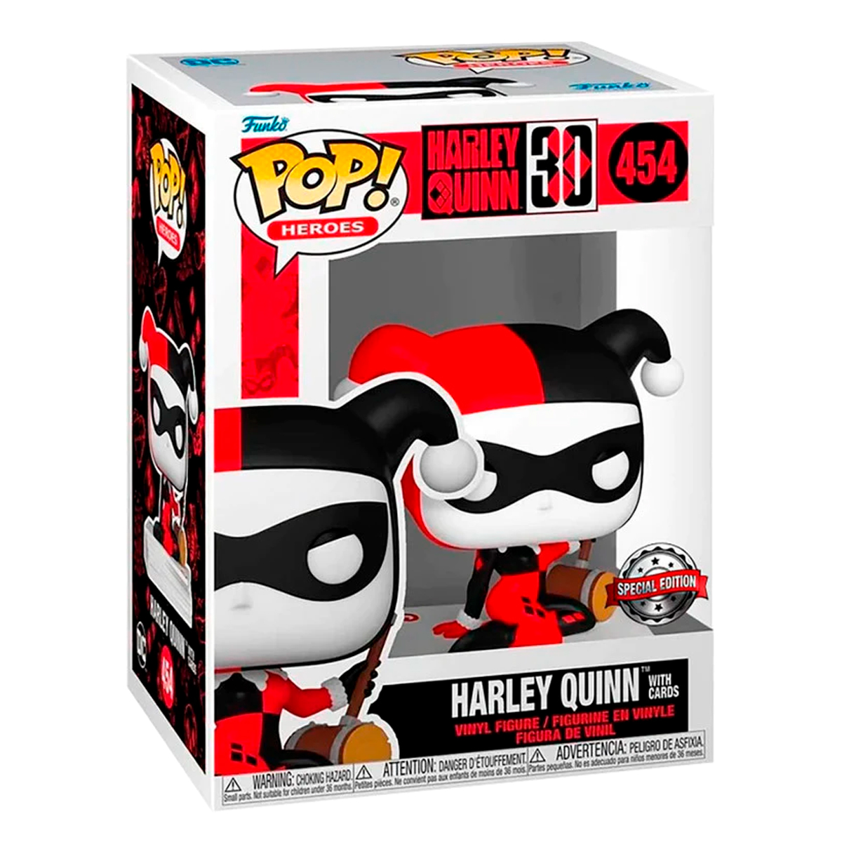 Foto 3 pulgar | Funko DC 30 Harley Quinn con Cartas 454