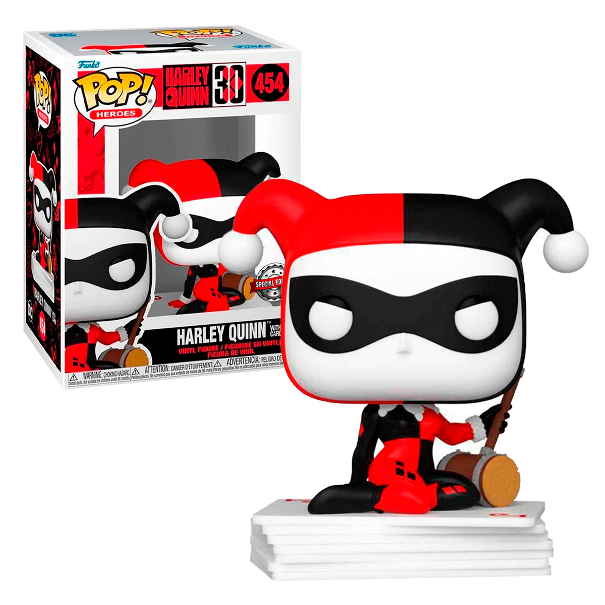 Foto 4 pulgar | Funko DC 30 Harley Quinn con Cartas 454