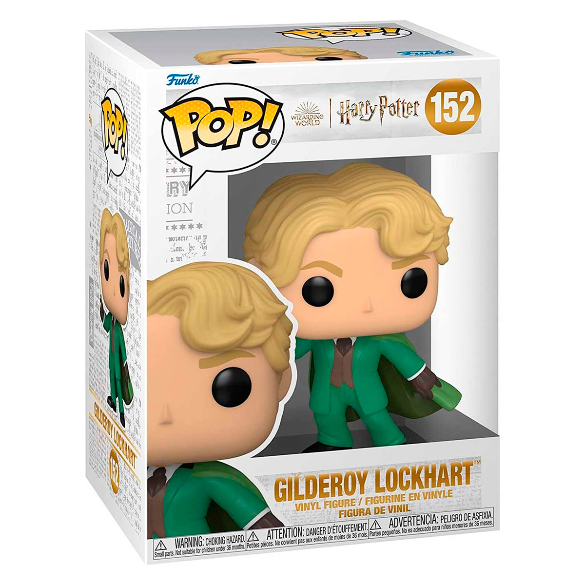 Foto 3 pulgar | Funko Harry Potter Wizarding World Gilderoy Lockhart 152