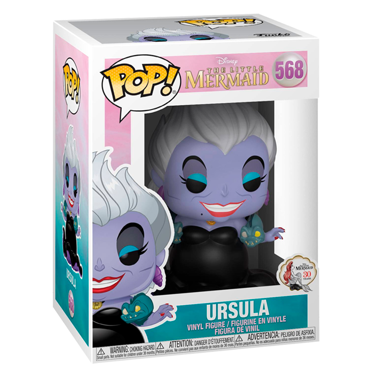 Foto 3 pulgar | Funko Pop de Úrsula 568 La Sirenita 30 Aniversario Disney Clásicos