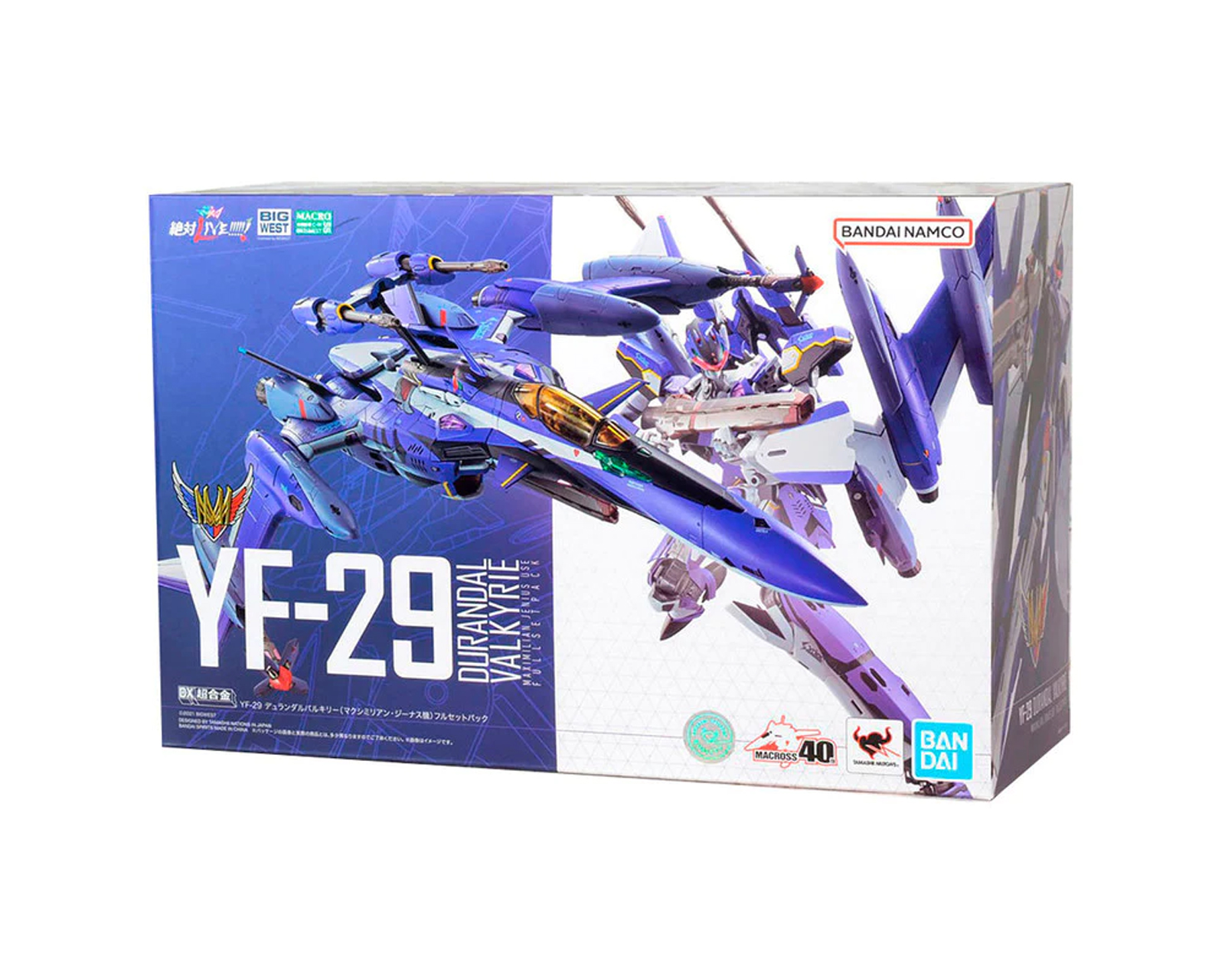 Foto 3 pulgar | Figura Bandai YF-29 Durandal Valkyrie Maximilian Jenious