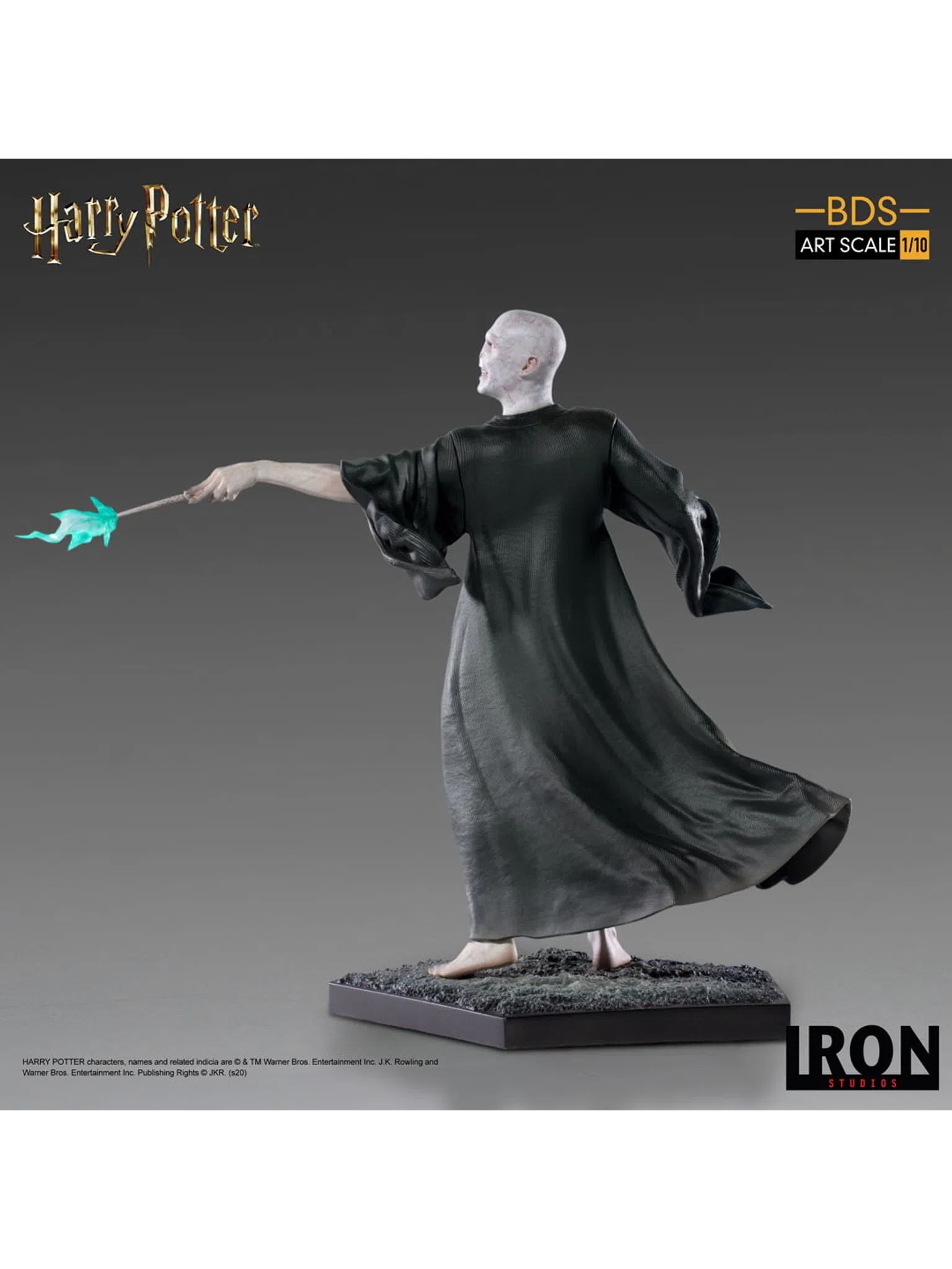 Foto 4 pulgar | Figura Lord Voldemort Iron Studios Escala 1/10