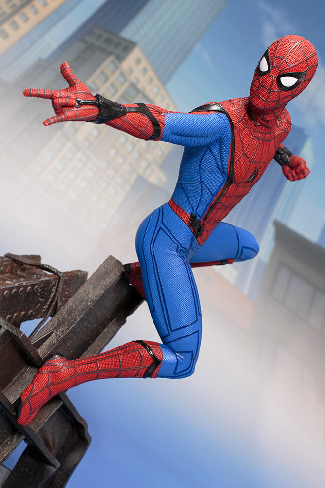Foto 4 pulgar | Figura Spider Man: Homecoming Kotobukiya Escala 1/6