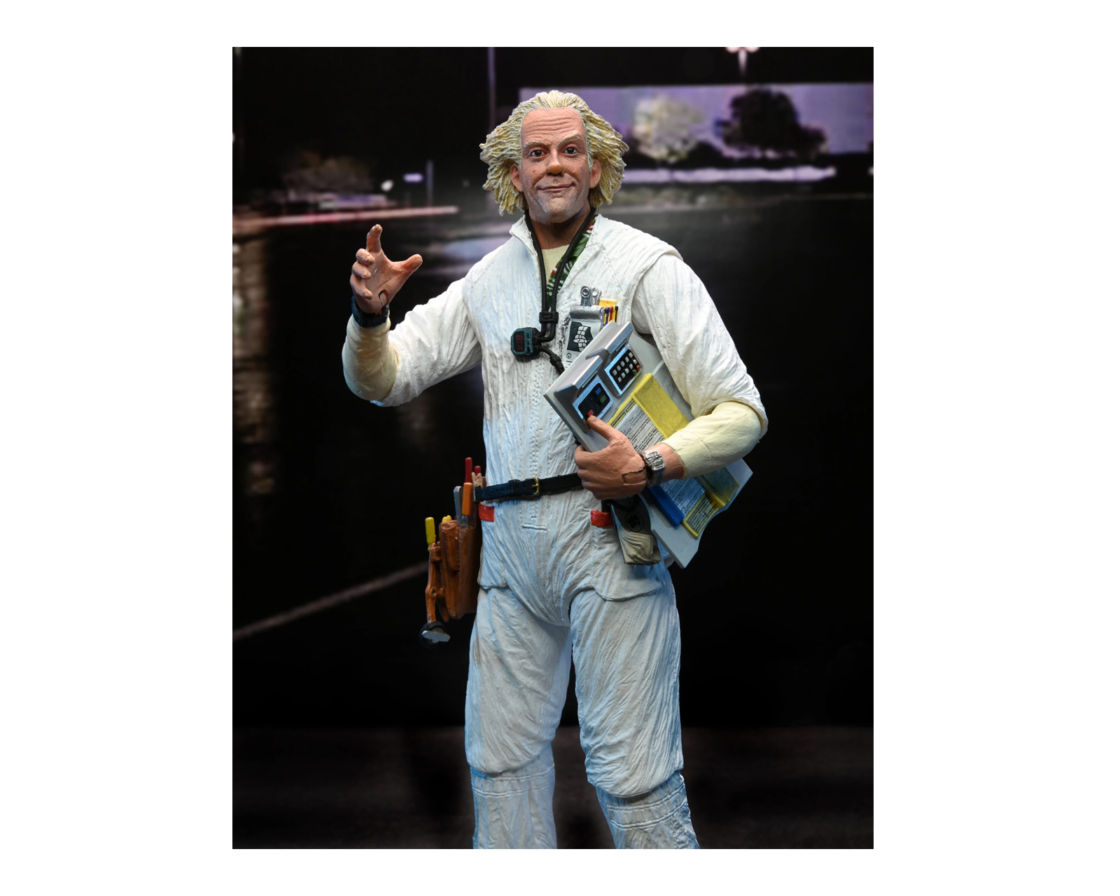Foto 4 pulgar | Figura de Acción NECA Ultimate Volver Al Futuro Doc Brown 1985