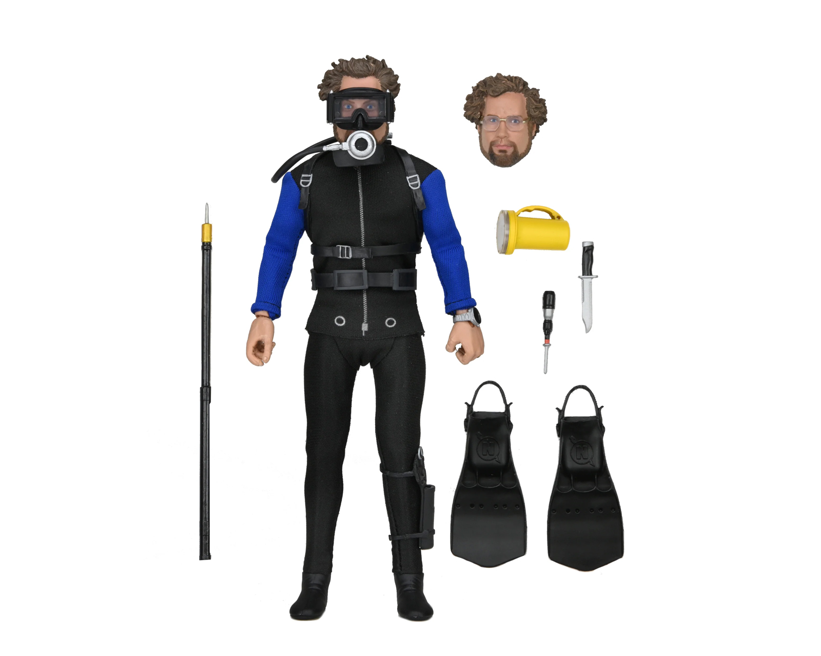 Figura NECA F-080 Jaws Tiburon Matt Hooper Traje de Buzo
