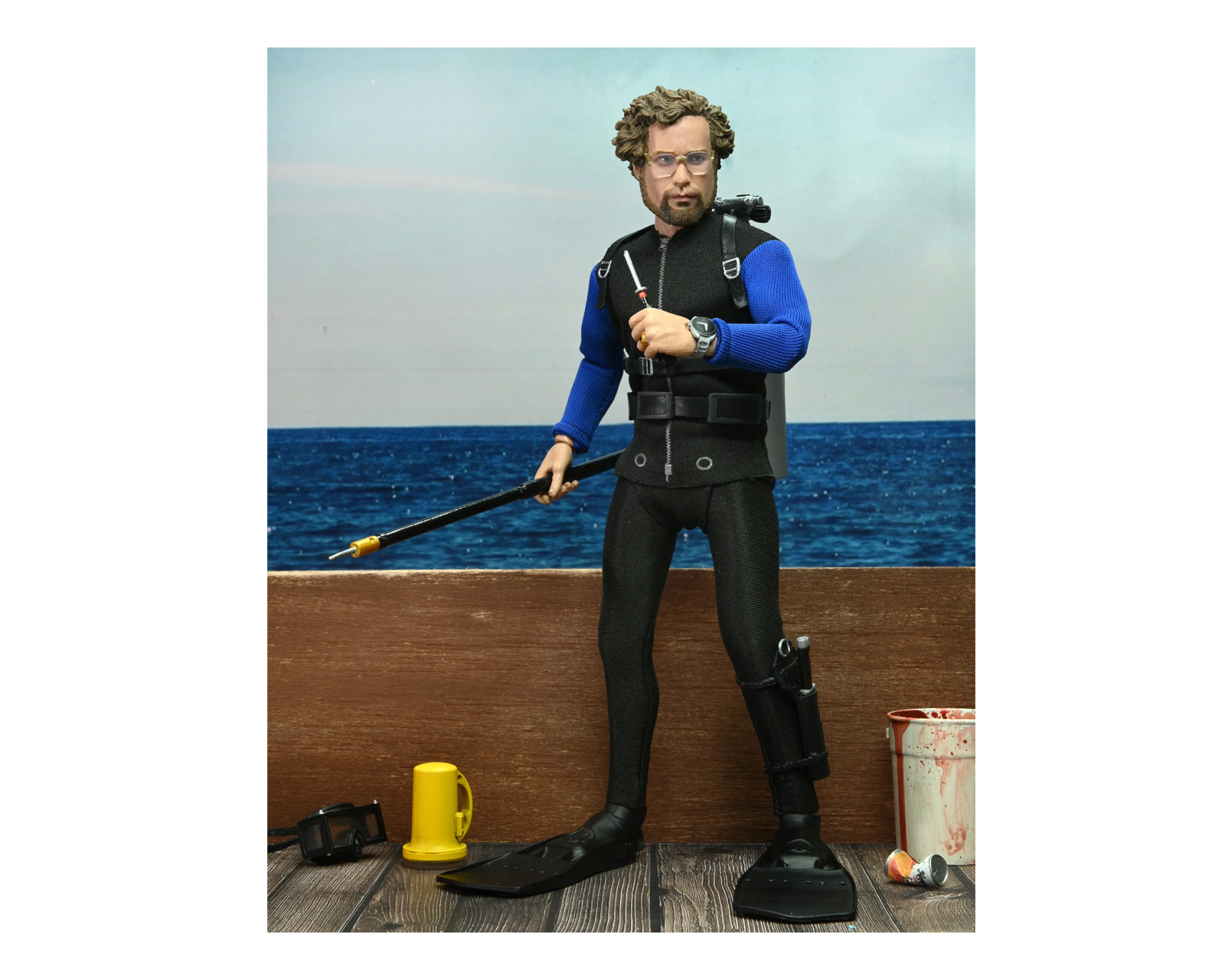 Foto 4 pulgar | Figura NECA F-080 Jaws Tiburon Matt Hooper Traje de Buzo