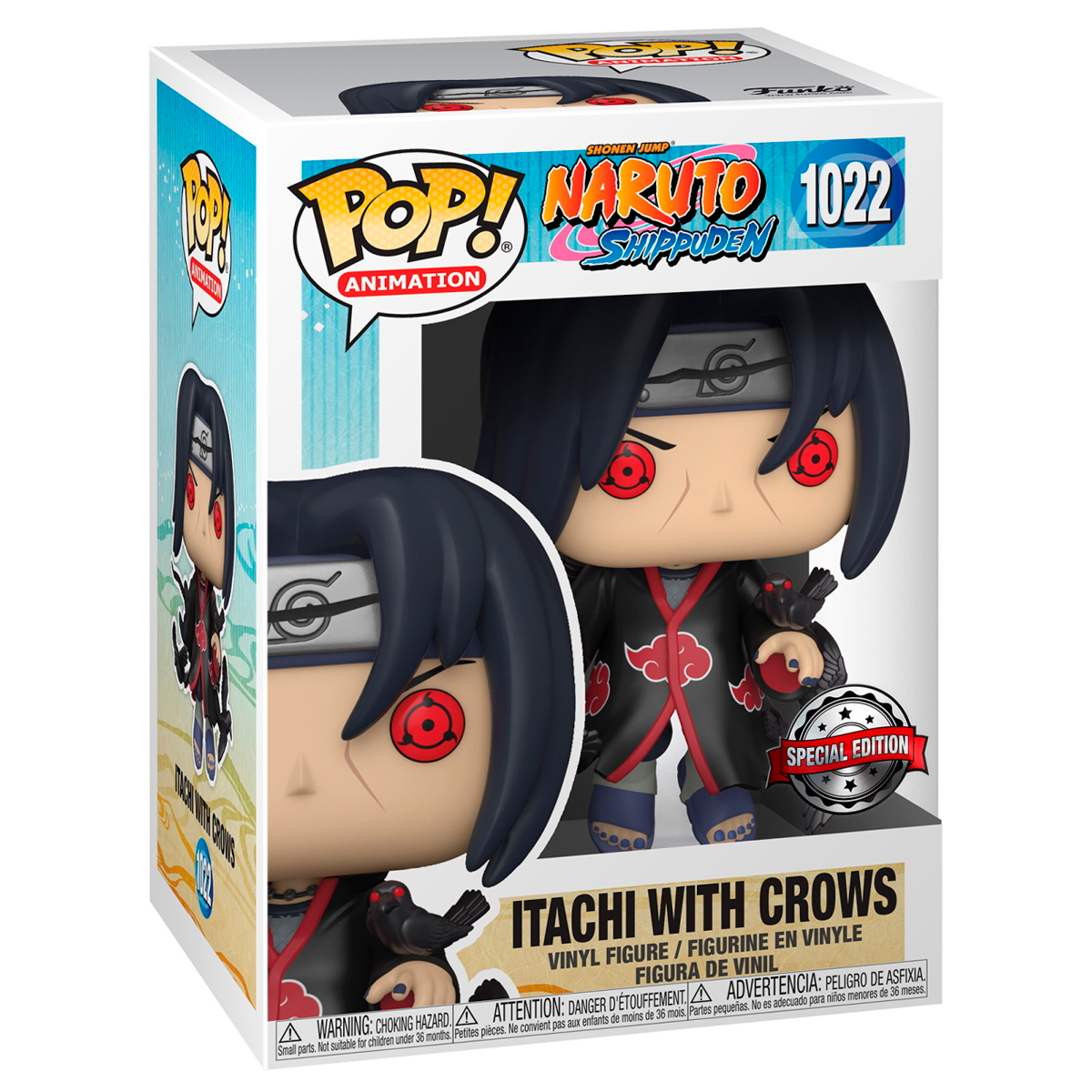 Foto 3 pulgar | Funko Naruto Shippuden Itachi con Cuervos 1022